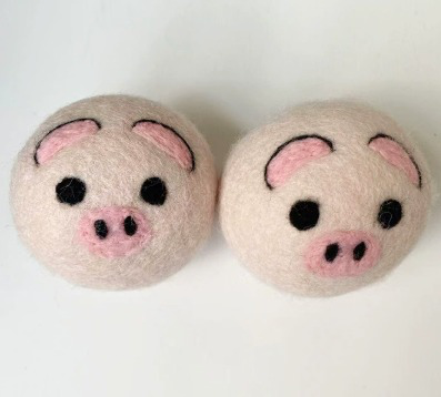 DRY YA BALLS™ Classic Pig Wool Dryer Balls