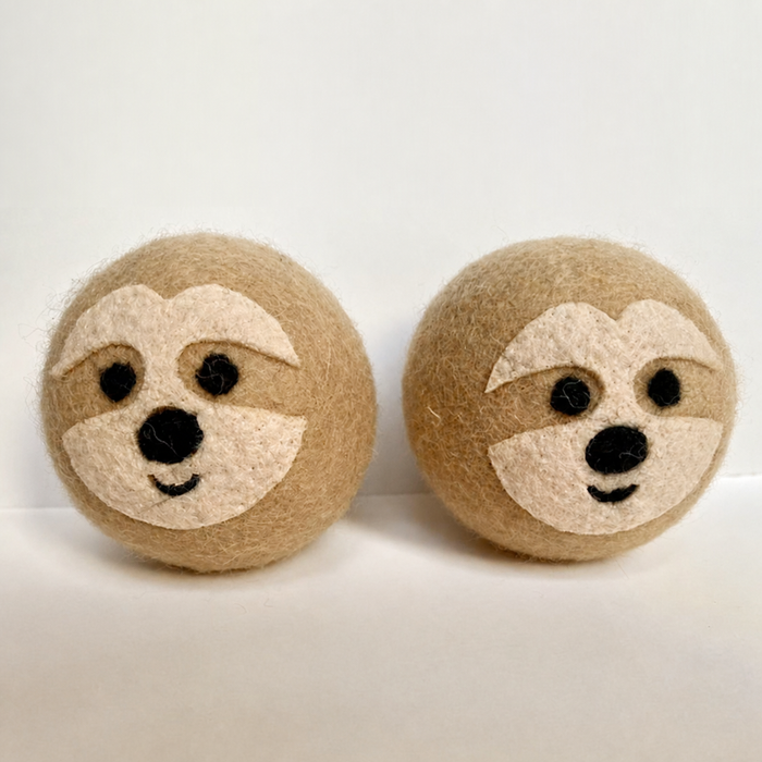 DRY YA BALLS™ Classic Sloth Wool Dryer Balls